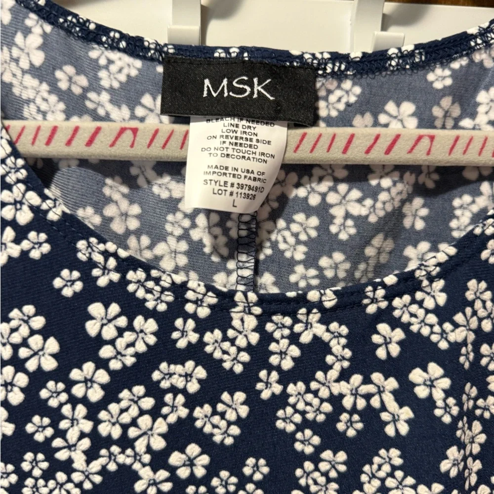 MSK midi floral dress - Picture 2 of 3